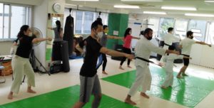 画像：英語で空手体験会Karate Trialcourse in English