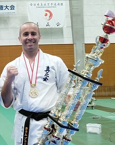 Callum Black is All Japan Karate Champion